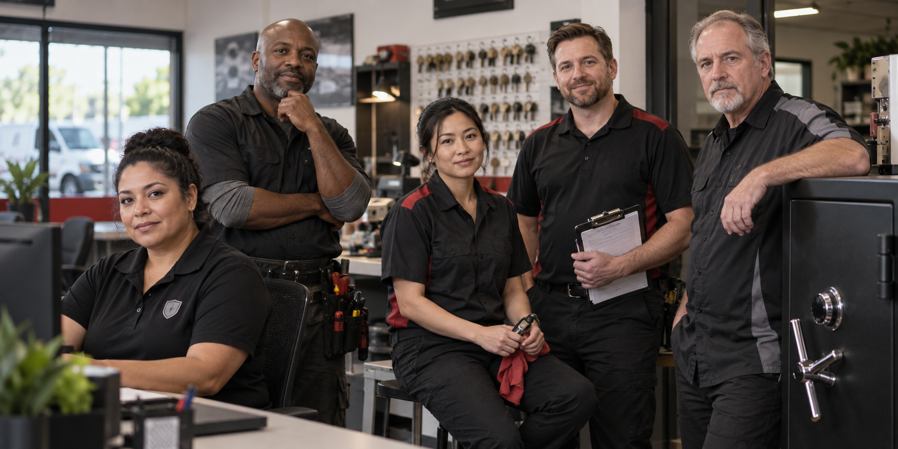 The Veteran Lock & Safe digital team